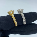 14K Gold Luxe Circle Halo Diamond Engagement Ring - additional product view 5