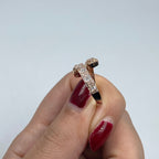 14K Gold Regal Bangle Diamond Baguette Ring - additional product view 8
