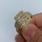 14K Gold Rectangle Baguette Diamond Ring 1.9 Ct - additional product view 2