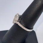 14K Gold Lace Heart Diamond Engagement Ring - additional product view 8