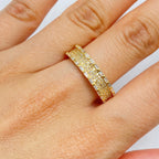 14K Gold Bandit Diamond Baguette Ring - additional product view 3