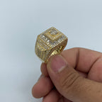 14K Gold Diamond Baguette Power Ring - additional product view 4
