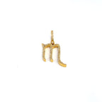 10K Gold Scorpio Sign Diamond Pendant - additional product view 2