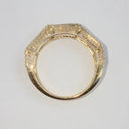 10K Gold 8.2mm Iced Diamond Ring - additional product view 10