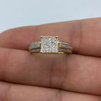 10K Gold Athena Diamond Engagement Ring - additional product view 3