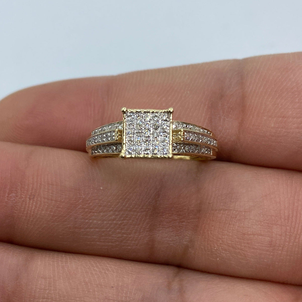 10K Gold Athena Diamond Engagement Ring - additional product view 3