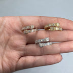 14K Gold Regal Bangle Diamond Baguette Ring - additional product view 3