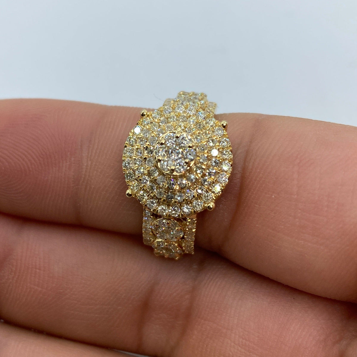 10K Gold Paradise Cake Diamond Ring - additional product view 5