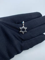 14K Gold Star of David Pendant - additional product view 4