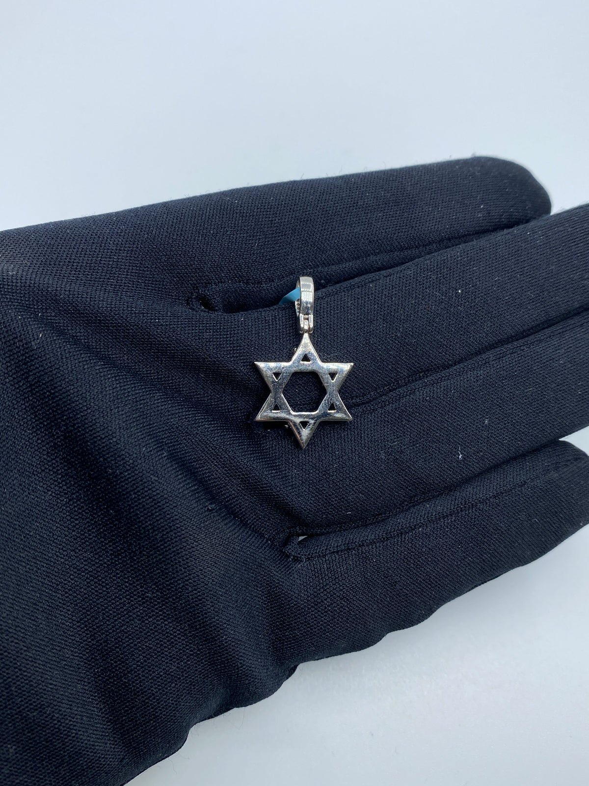 14K Gold Star of David Pendant - additional product view 4