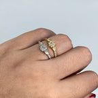 14K Gold Baguette Diamond Unity Engagement Ring - additional product view 2