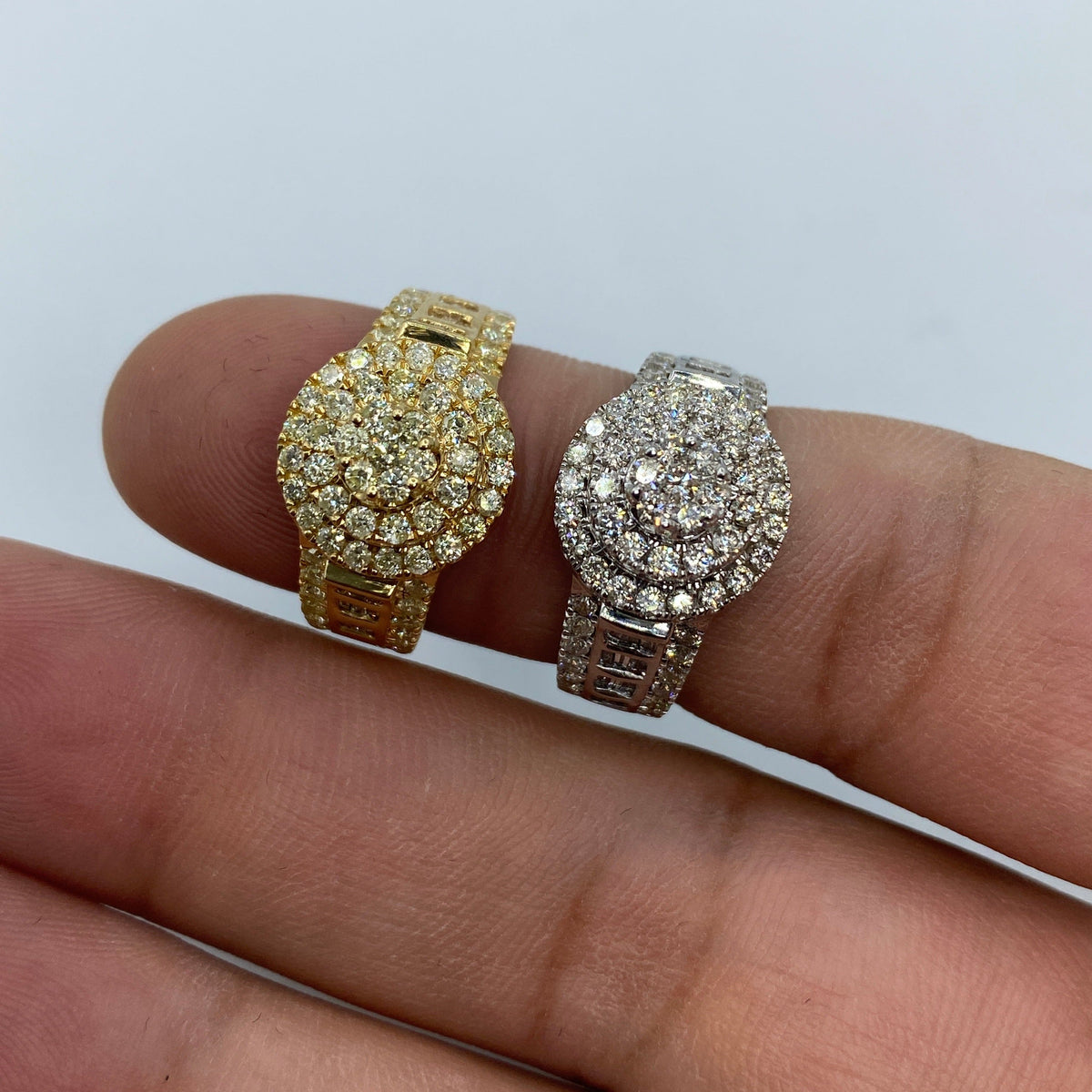 14K Gold Ladies Diamond Baguette Ring - additional product view 5