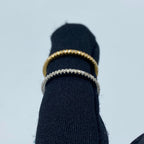 14K Gold Ring Diamond Band - additional product view 2