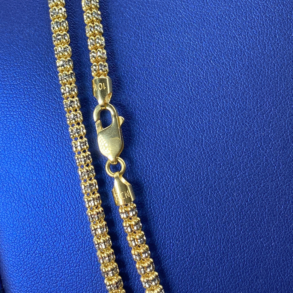 10K Gold 4.3mm Ice CZ Chain 22–24 in - additional product view 4