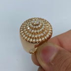 14K Gold Cake Diamond Ring - additional product view 4