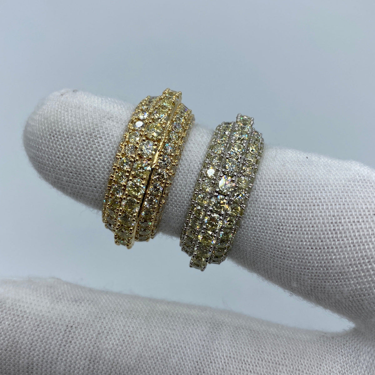 14K Gold Eternity 3-Tier Diamond Ring - additional product view 2