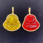 14K Gold Jumbo Buddha Diamond Pendant - additional product view 2