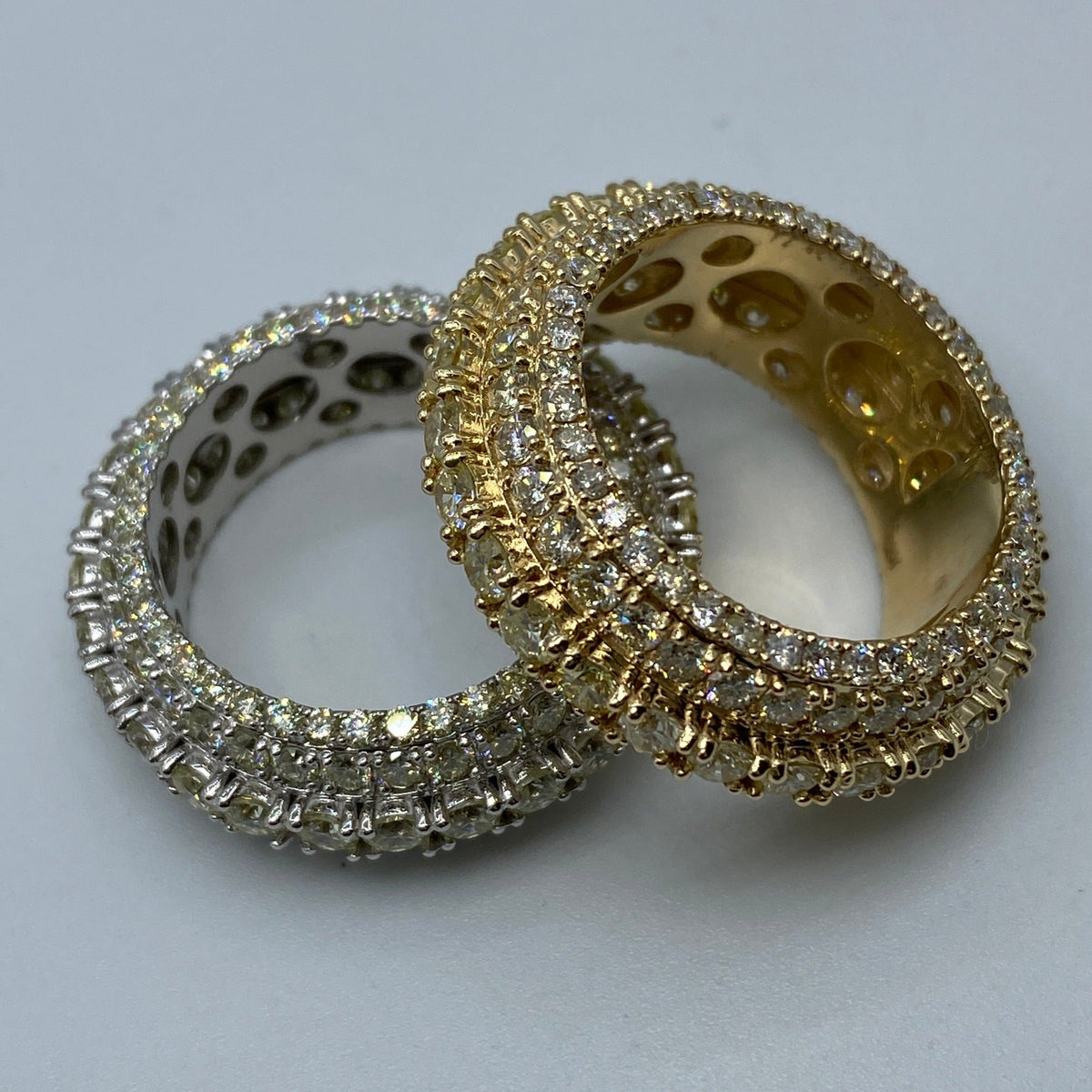 14K Gold Eternity 3-Tier Diamond Ring - additional product view 6