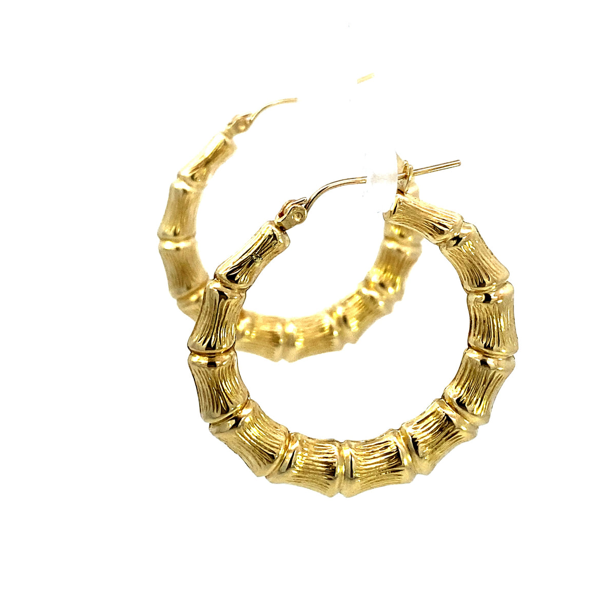 Bamboo Earrings 1.5 in - additional product view 3