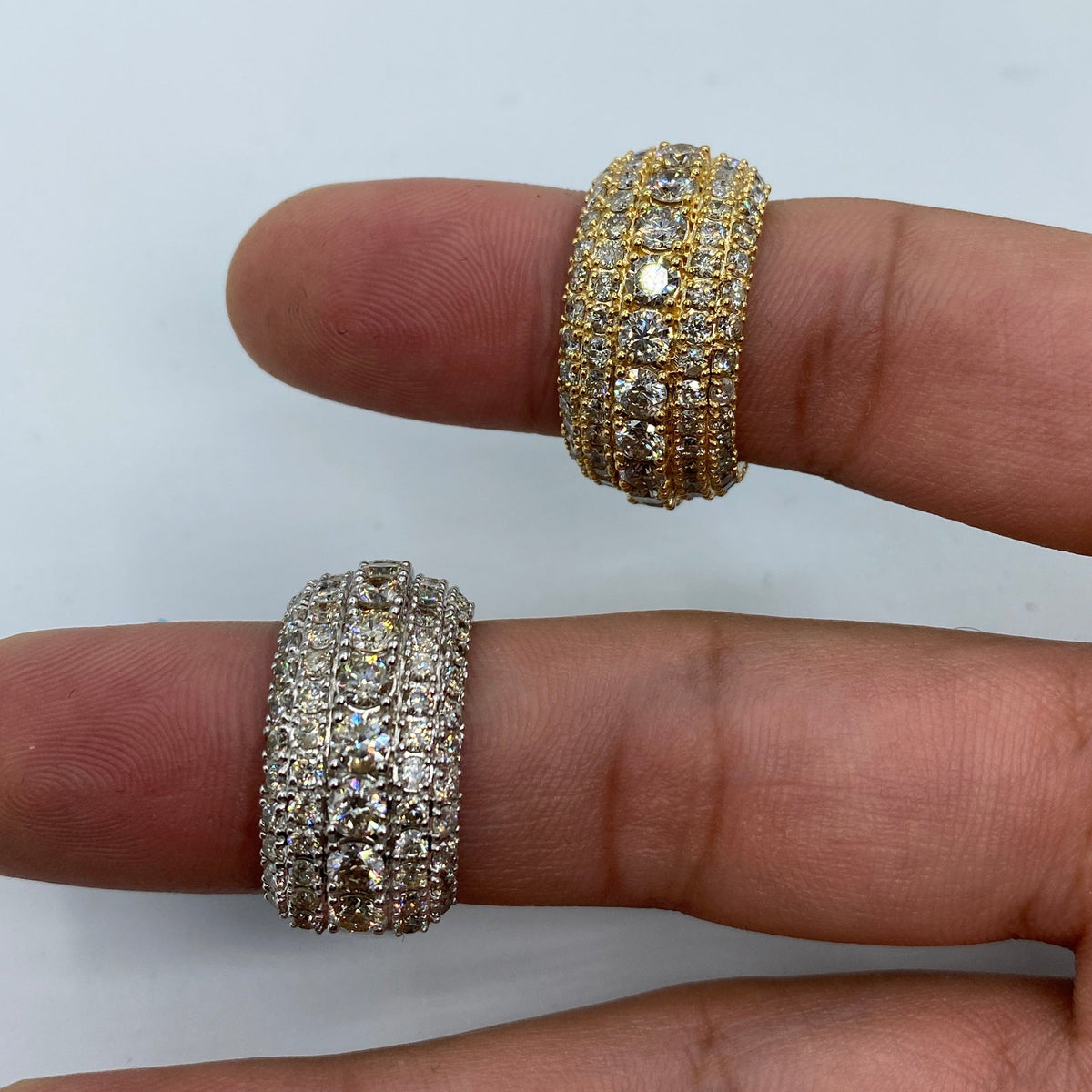 14K Gold Muscle Diamond Ring - additional product view 5