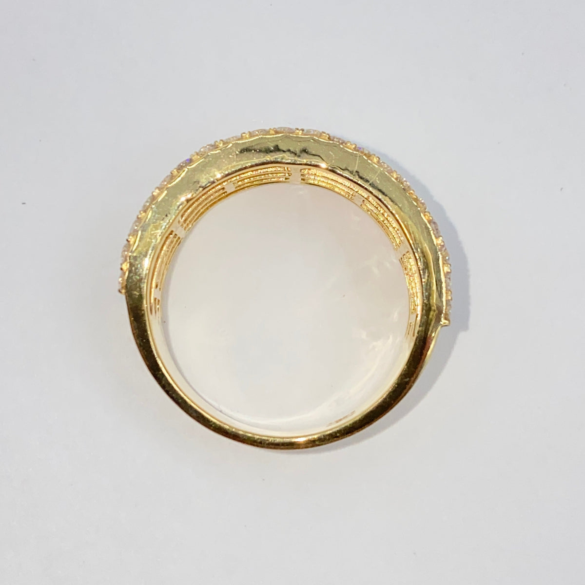 14K Gold 11M Stacked Diamond Baguette Ring - additional product view 8