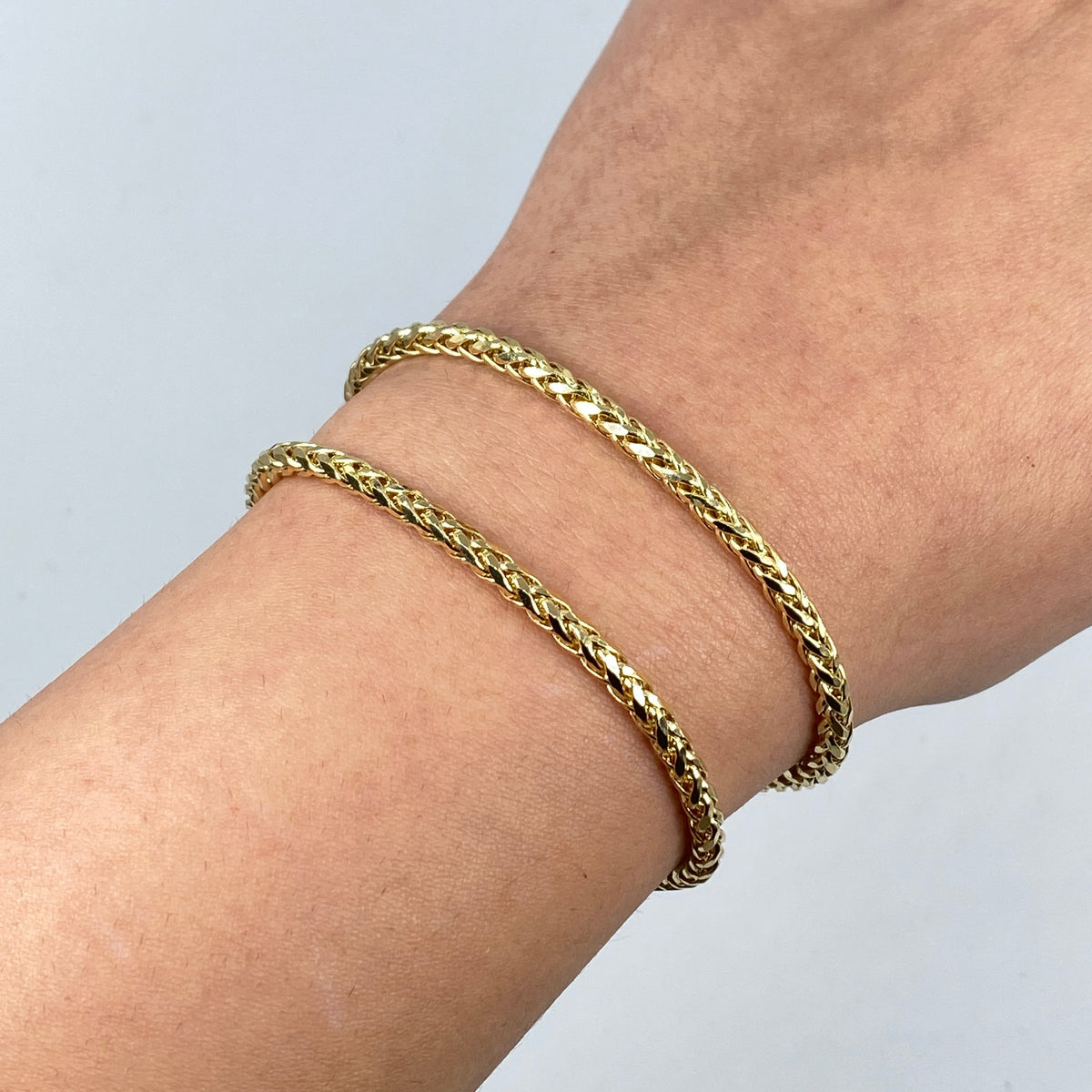 14K Gold Box Cuban Link Bracelet - additional product view 2