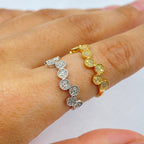 14K Gold Bubble Diamond Ring - additional product view 3
