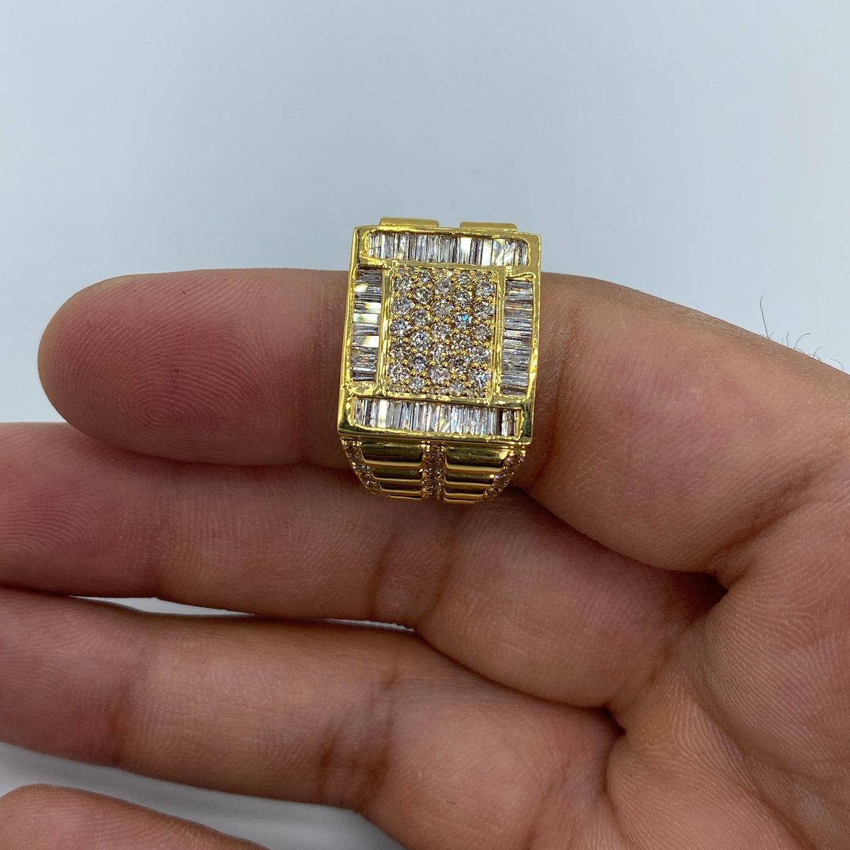 14K Gold MVP Diamond Baguette Ring - additional product view 3