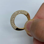 14K Gold Diamond Baguette Center Ring - additional product view 6