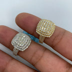 14K Gold Montana Square Diamond Ring - additional product view 7