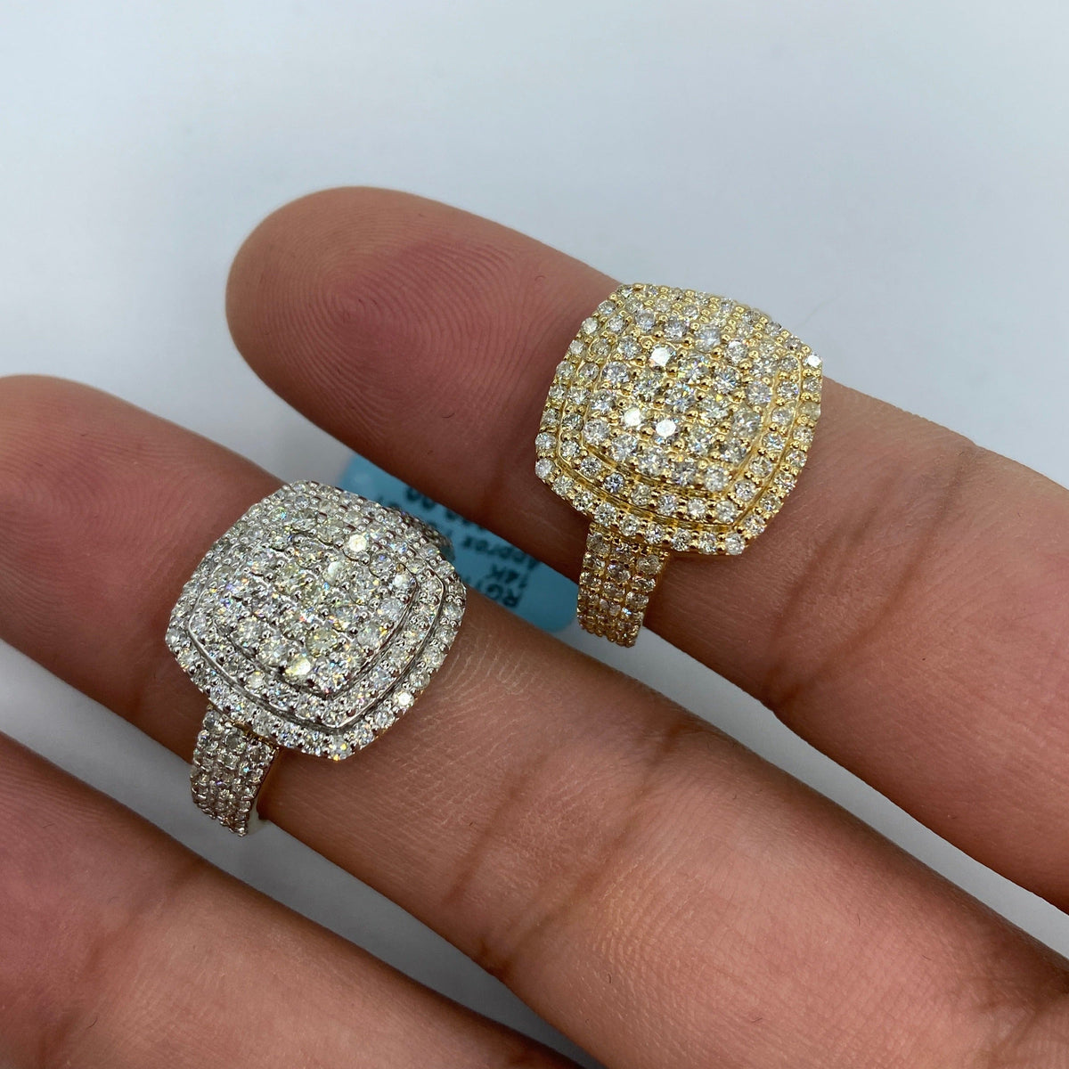 14K Gold Montana Square Diamond Ring - additional product view 7