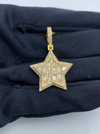 Star Baguette Diamond Pendant - additional product view 2