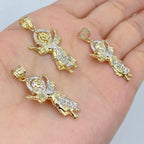 10K Gold Baby Jesus Pendant - additional product view 3