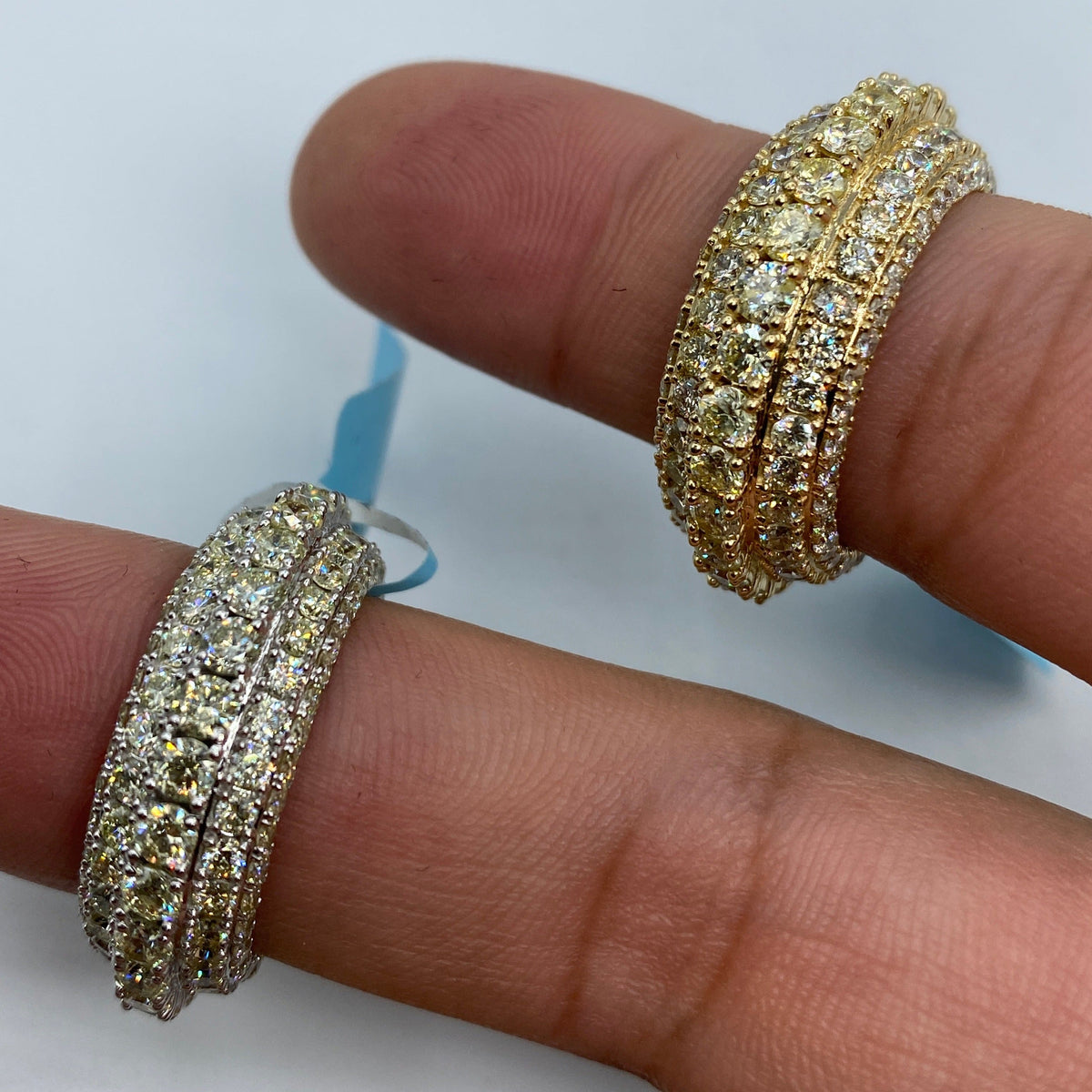 14K Gold California Eternity Diamond Ring 9.4 Ct - additional product view 7
