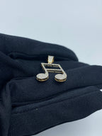 Sixteenth Music Note Diamond Pendant - additional product view 4