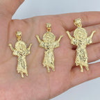 14K Gold Baby Jesus Pendant - additional product view 2