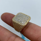14K Gold Square Forever Diamond Ring - additional product view 4