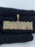 Brooklyn Name Diamond Pendant - additional product view 2