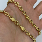 14K Gold 5.5mm Puff Mariner Link Bracelet 8 in - additional product view 3