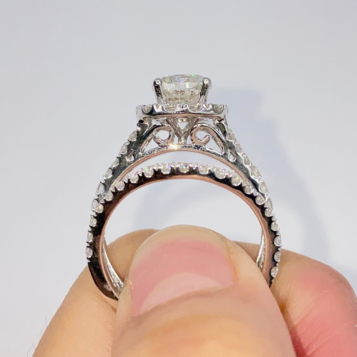 14K Gold Jocelyn Diamond Engagement Ring - additional product view 3