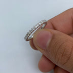 14K Gold Wedding Band Diamond Ring - additional product view 2