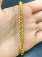 10K Gold 5mm Franco Bracelet - additional product view 2