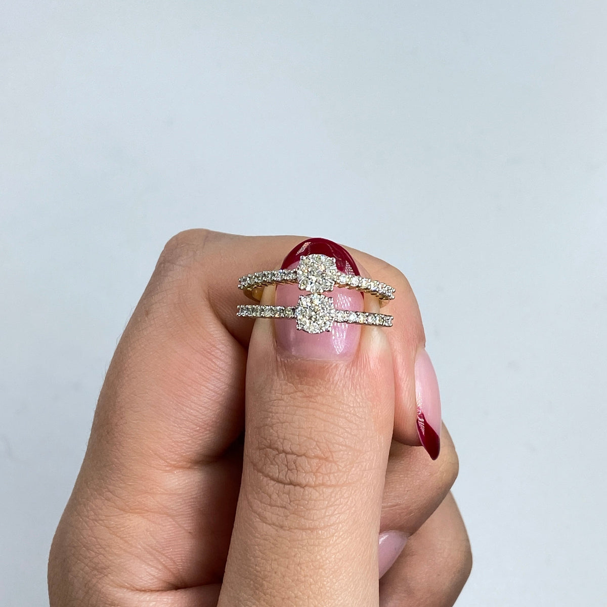 14K Gold Diamond Cherish Engagement Ring - additional product view 2