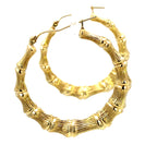 Bamboo Earrings 1.8 in - additional product view 3