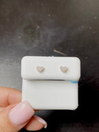 14K Gold Festive Heart Diamond Earrings - additional product view 4