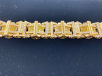 14K Gold Jumbo Yellow Canary Diamond Bracelet - additional product view 4