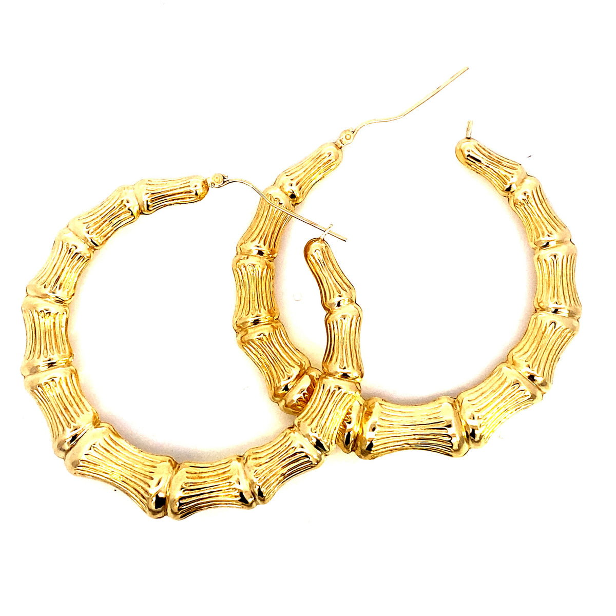 Bamboo Earrings 2.3 in - additional product view 5