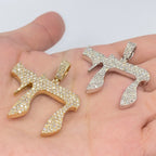 14K Chai Diamond Pendant - additional product view 7