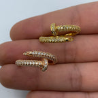 10K Gold Nail Diamond Ring - additional product view 3