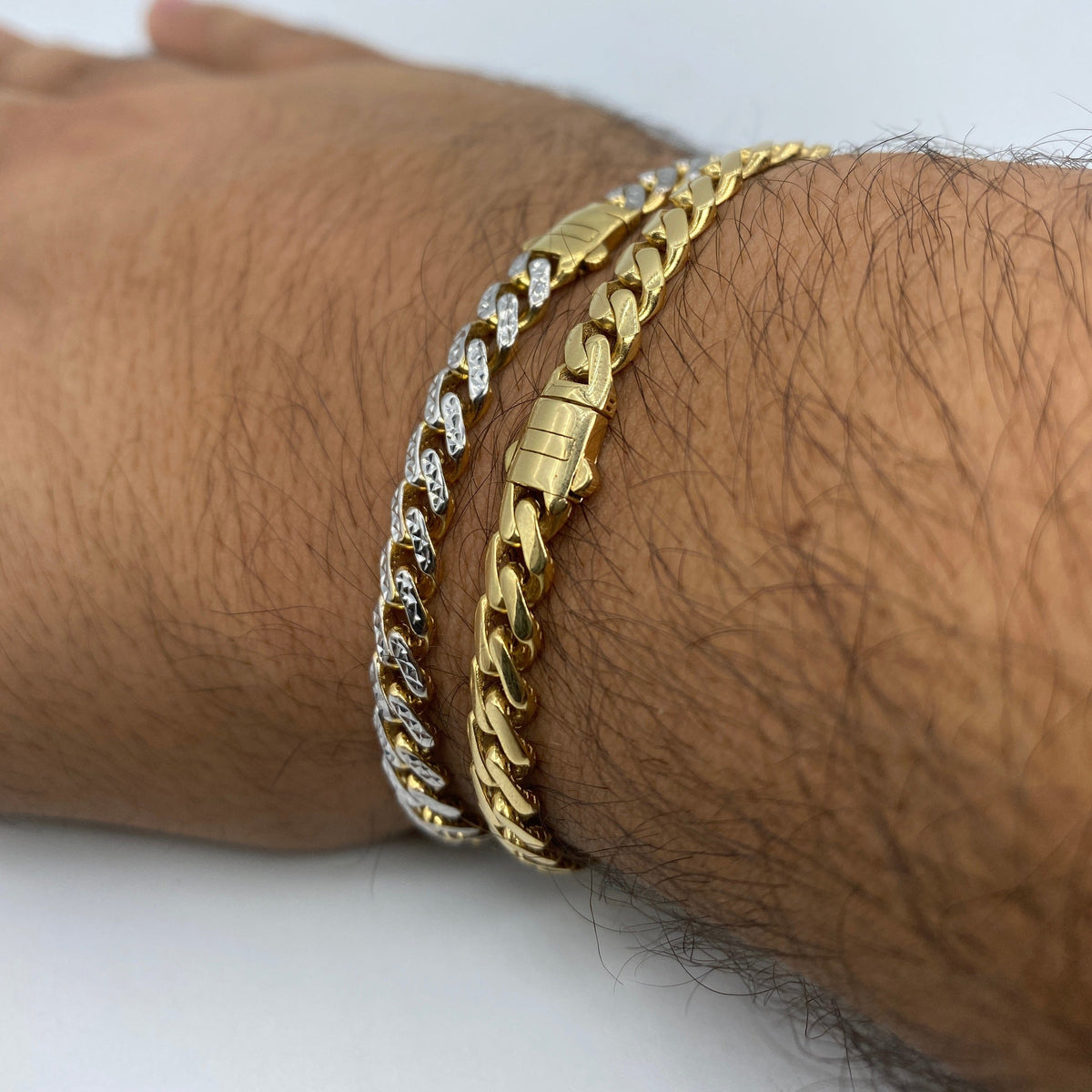 10K Monaco Cuban Link Gold Bracelet - additional product view 8